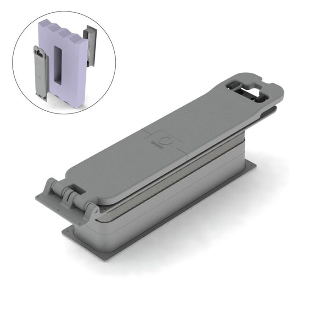 Pommier trappe/trappe de ventilation OXZY - pour camions frigorifiques - gris