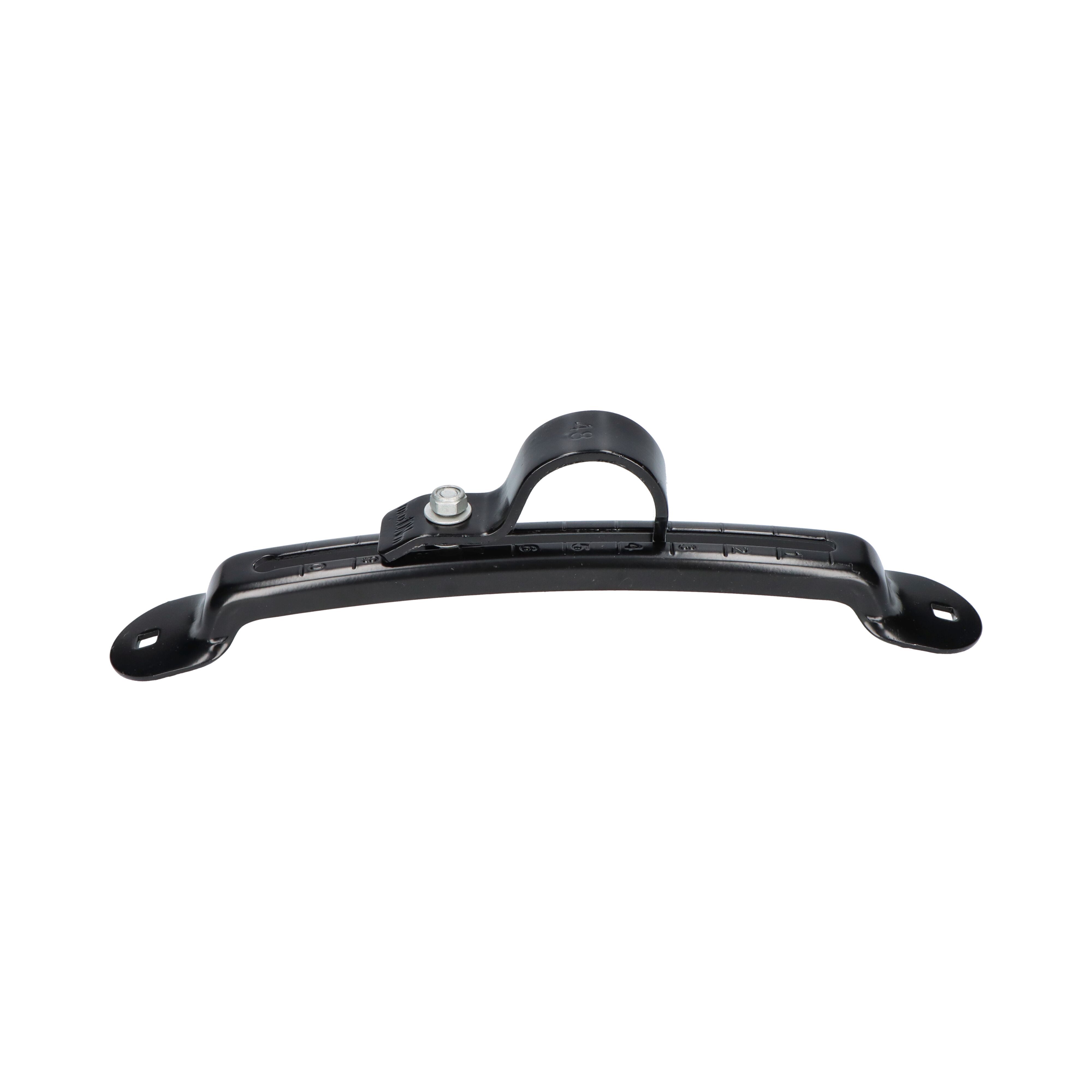 Rhiwa Quality support de garde-boue Ø 48 mm - réglable - revêtement en poudre noire