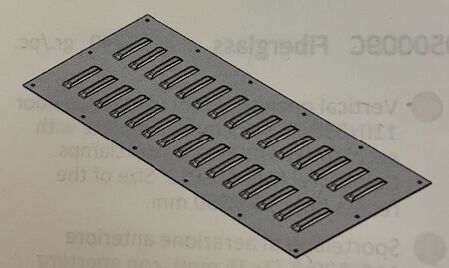 Pommier screen - for hatch 1571326 - aluminum