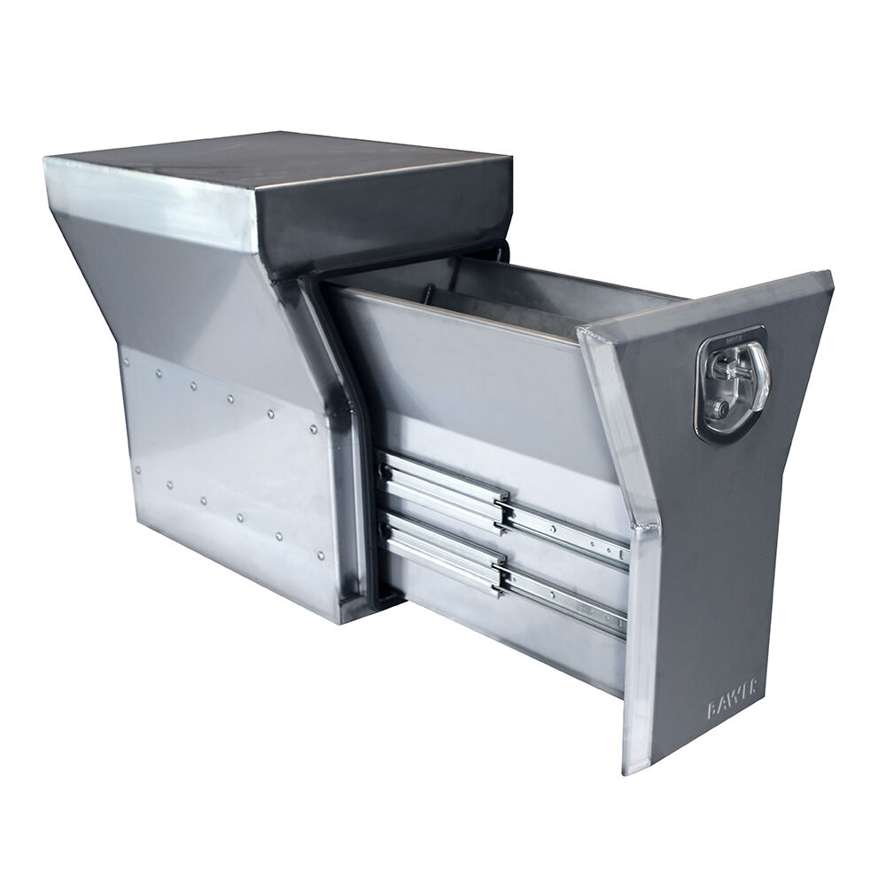 Bawer axle box - 440/260 x 620 x 600 mm (WxHxD) - stainless steel