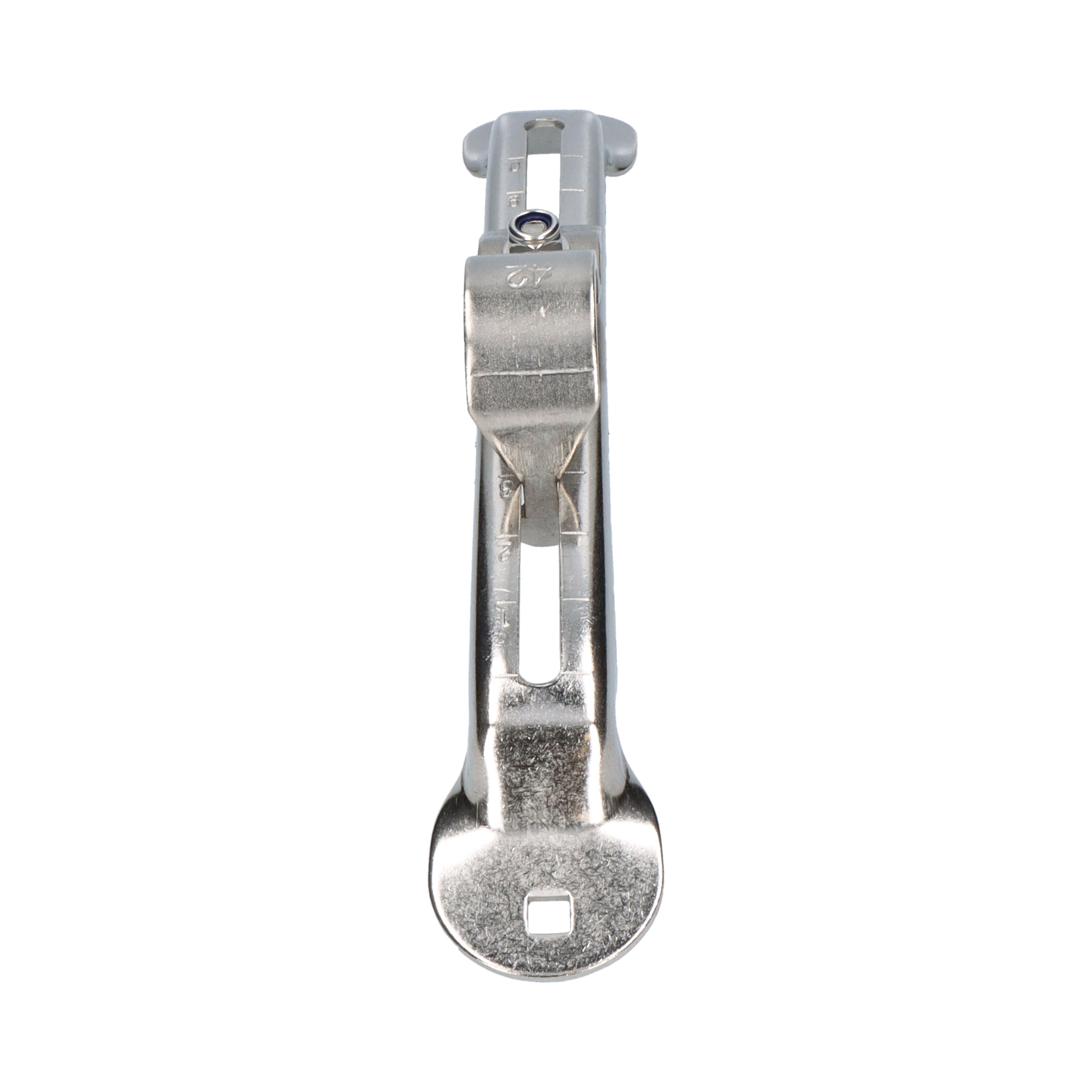 Rhiwa Quality spatschermsteun Ø 42 mm - verstelbaar - RVS