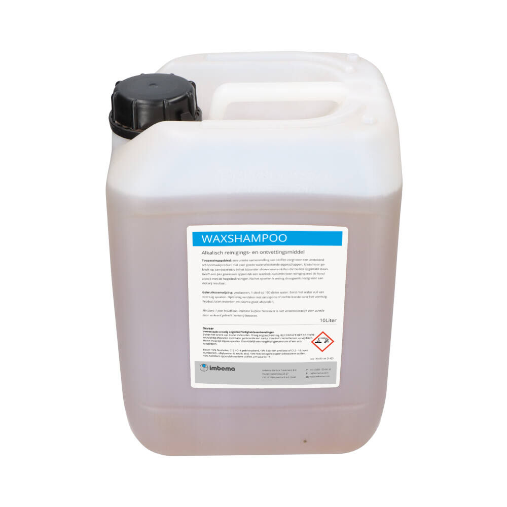 Alfaklean shampoing cire - nettoyant combiné - 10 litres