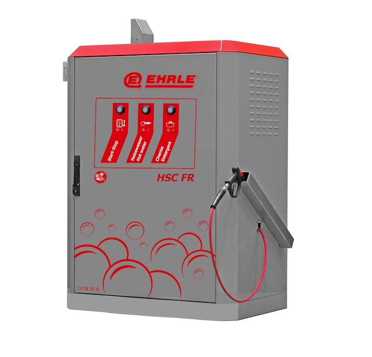 Ehrle stationaire hogedrukreiniger HSC1240 FR - oliegestookt - warmwater - 160 bar