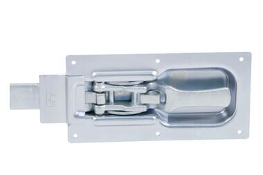 Pommier fermeture porte cadenas encastrée - 273 x 120 x 22 mm - galvanisée