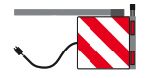 Rhiwa Quality Lengte/breedte markeringsbord - rechts achter - met led
