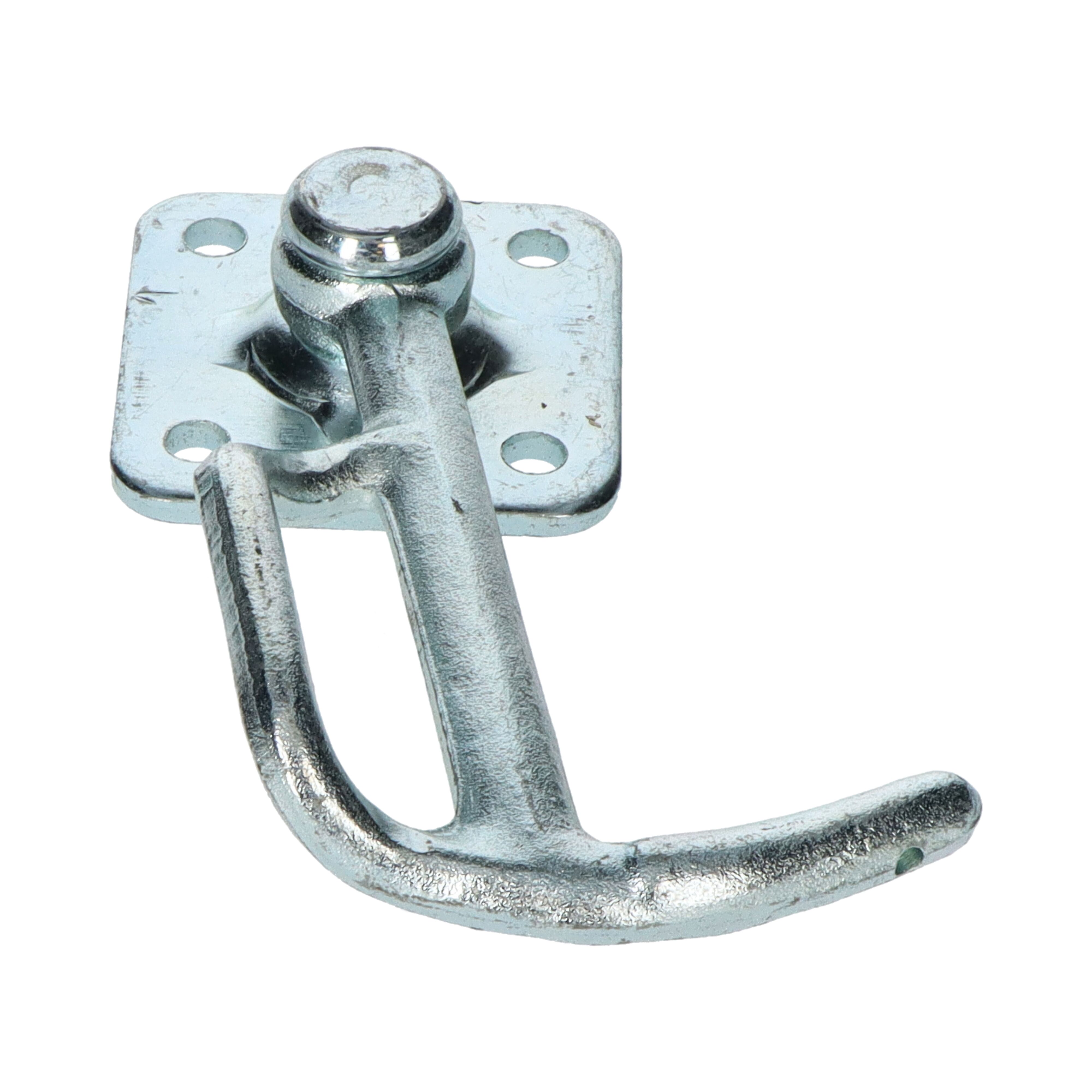 Rhiwa Quality hook no. 1 - left - with bracket - zinc-plated