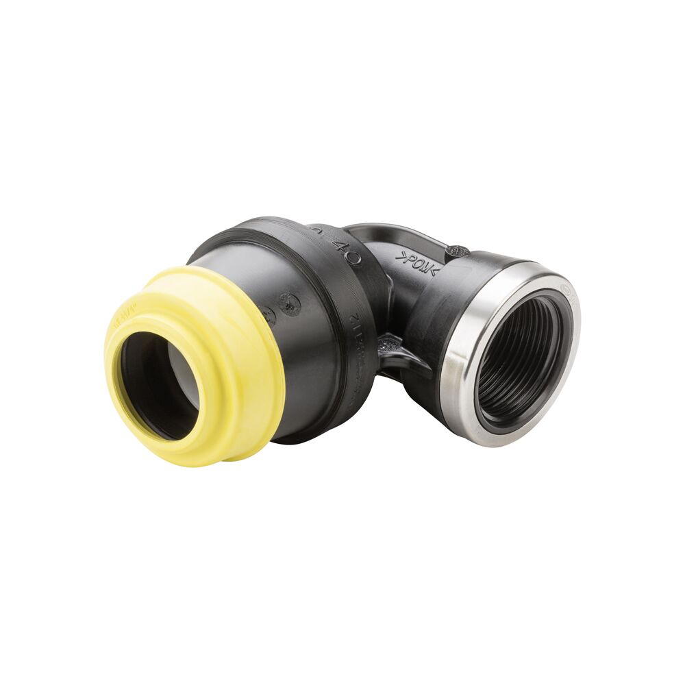 Hawle knie 90° ISO2 6435 50-1½" PE/Bi