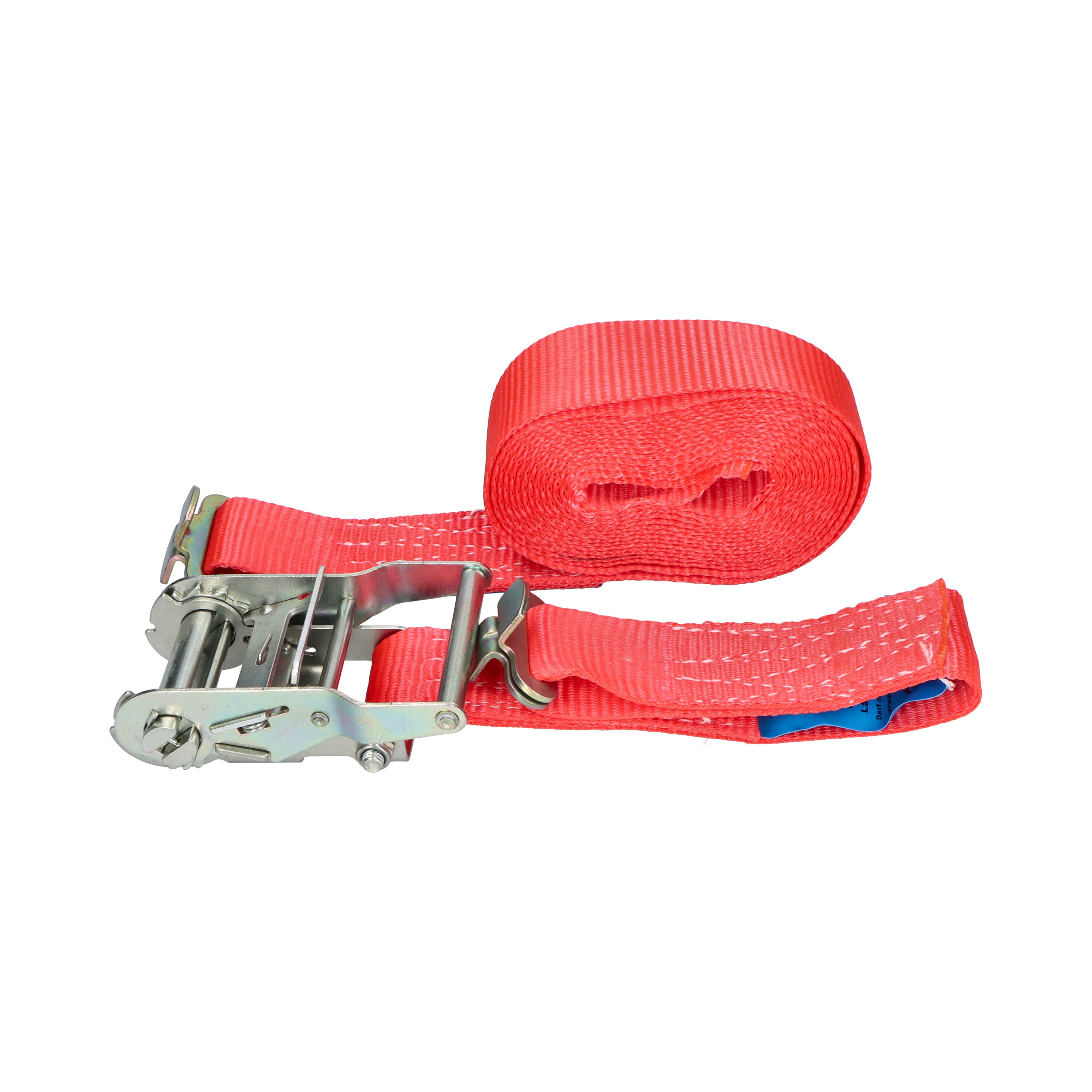Rhiwa Quality lashing strap 45 mm - with ratchet and round hole Ø 25 mm - 5000 mm