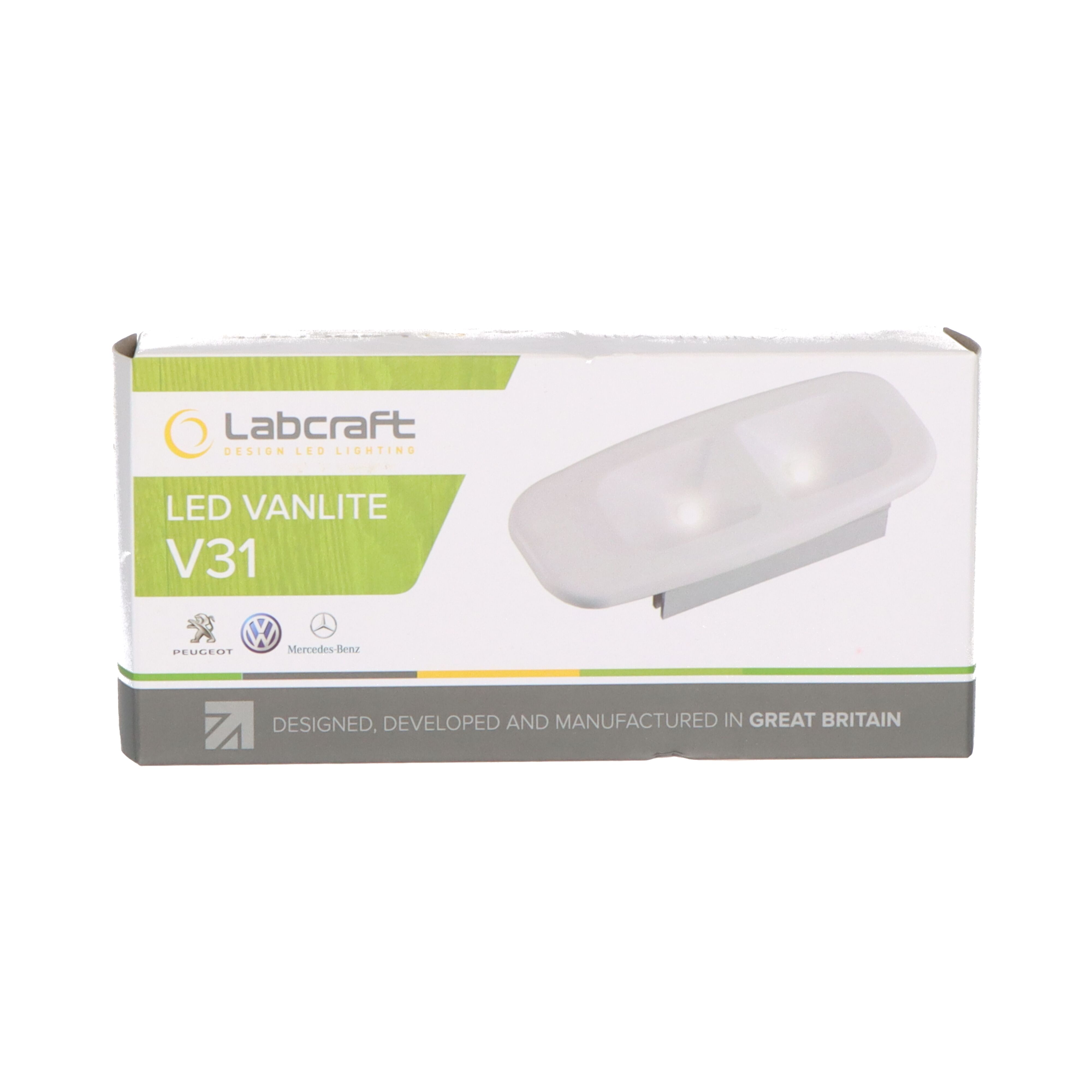 Labcraft éclairage LED Vanlite V31 - 10-32V - IP60 - 624 lumens - plug and play - sans interrupteur