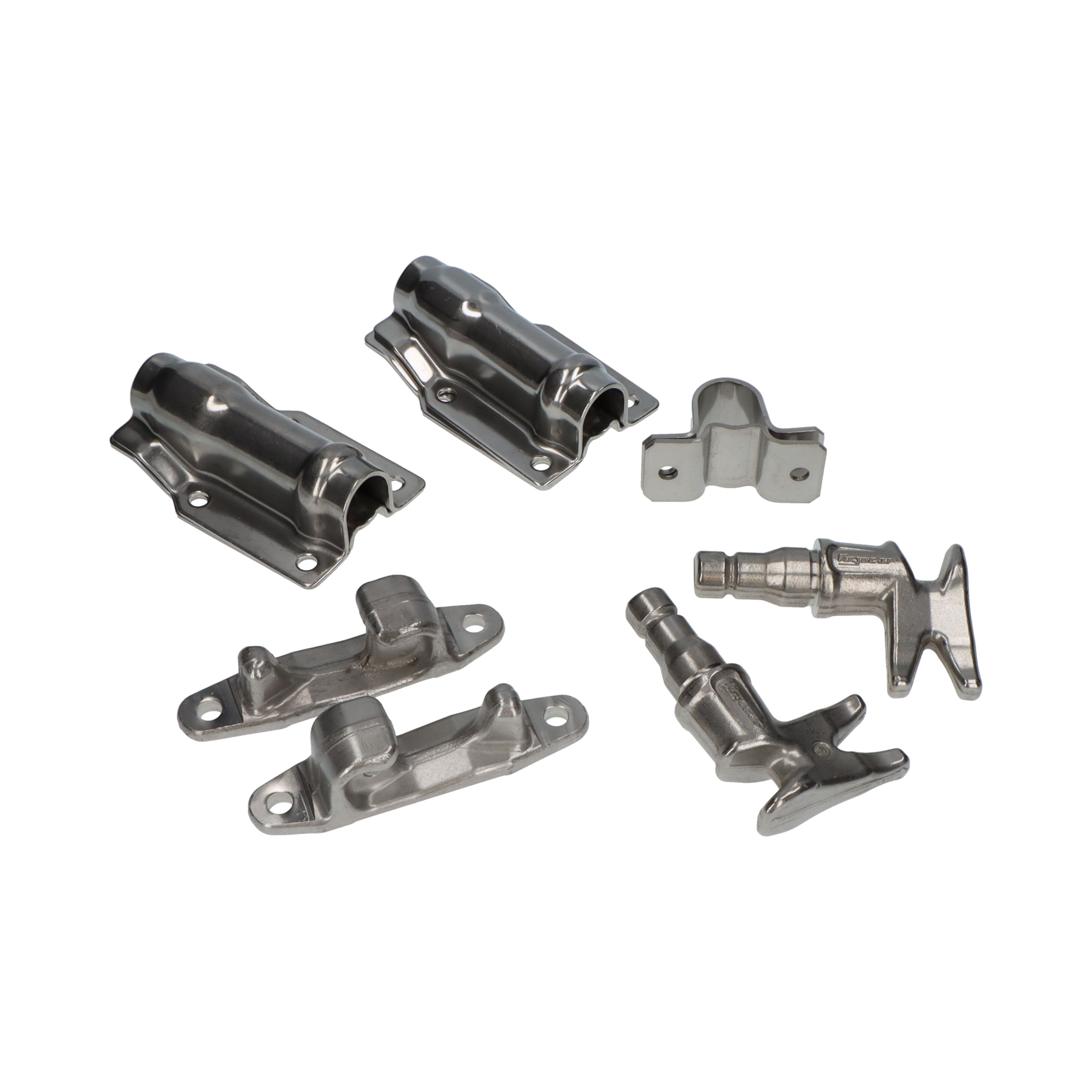 Pommier external locking mechanism set  Ø 22 mm - model ST3 - zinc-plated