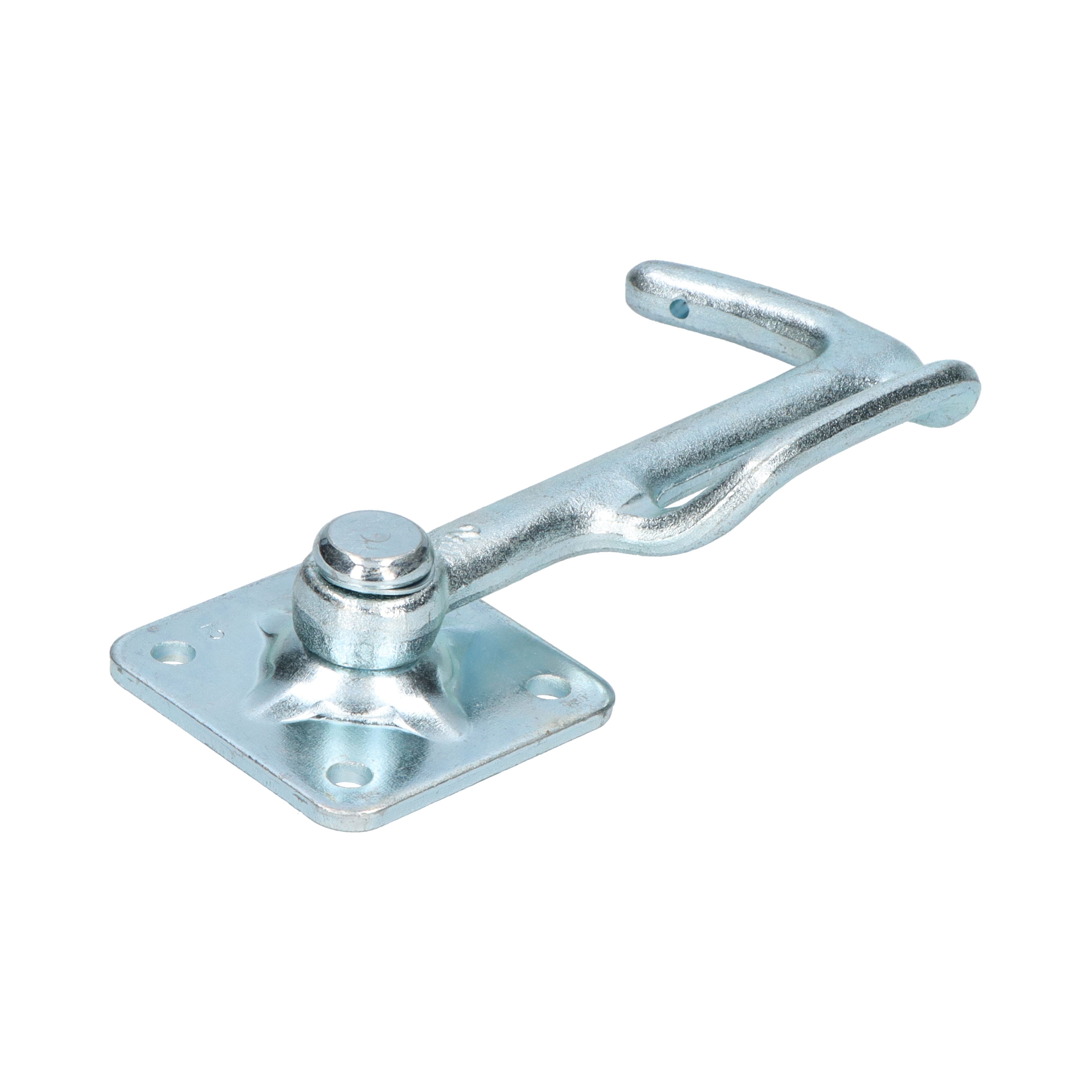 Rhiwa Quality hook no. 2 - left - with bracket - zinc-plated