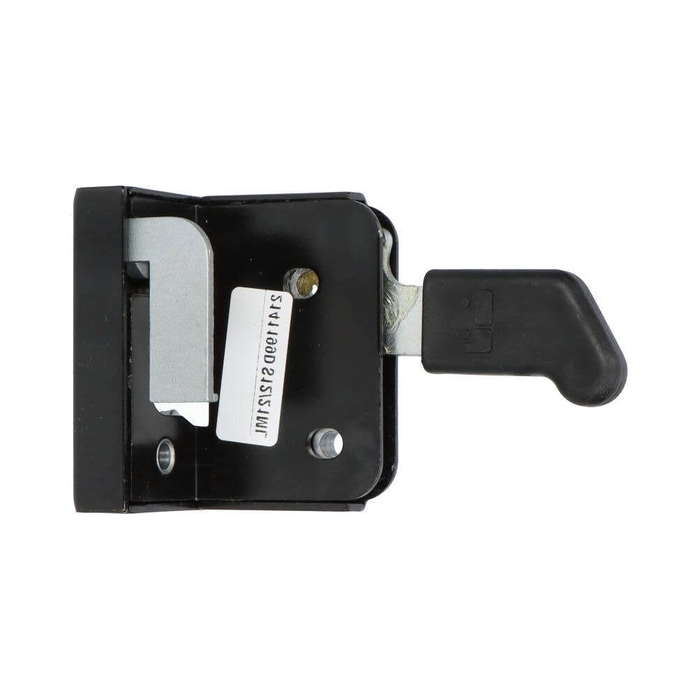 Pommier car door lock - 74 x 69 mm - left - with handle - black coated steel