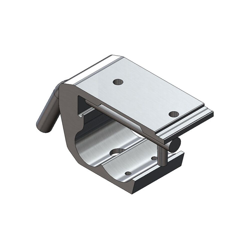 Pommier steunbeugel met 45° hendel - voor vleeshaak buis Ø 60 mm - aluminium