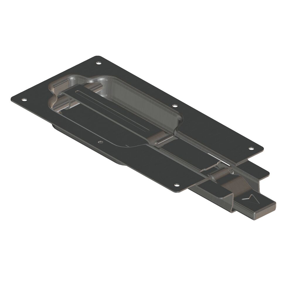 Rhiwa Quality internal lock - 300 x 120 x 23.5 mm - galvanised