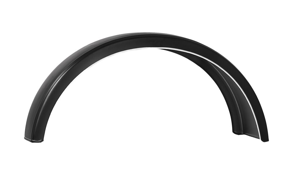 Parlok mudguard steering axle - 670 x 1490 mm (WxSp) - HDPE