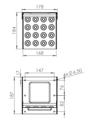 Rhiwa Quality step foldable - 178 mm wide - zinc-plated