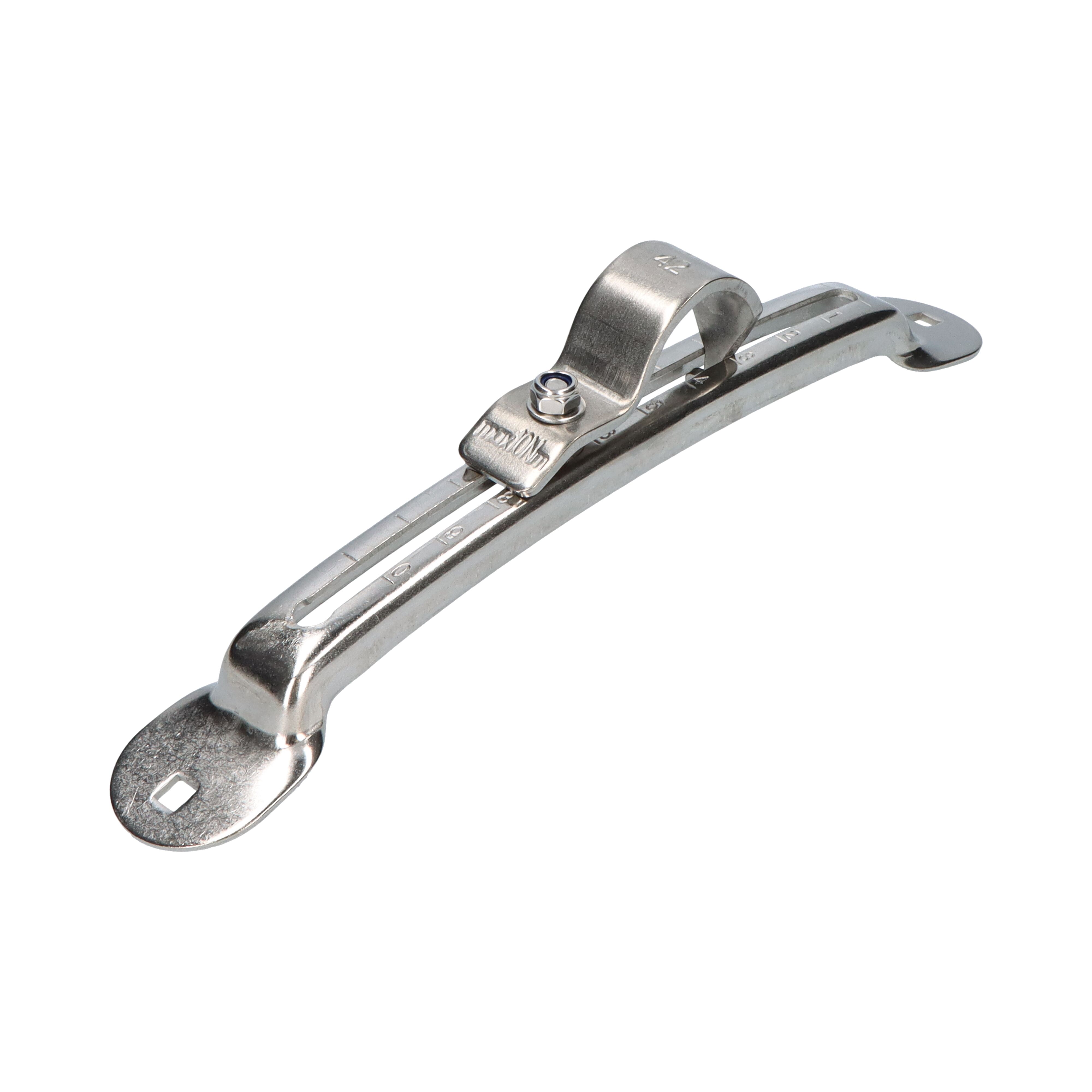 Rhiwa Quality spatschermsteun Ø 42 mm - verstelbaar - RVS
