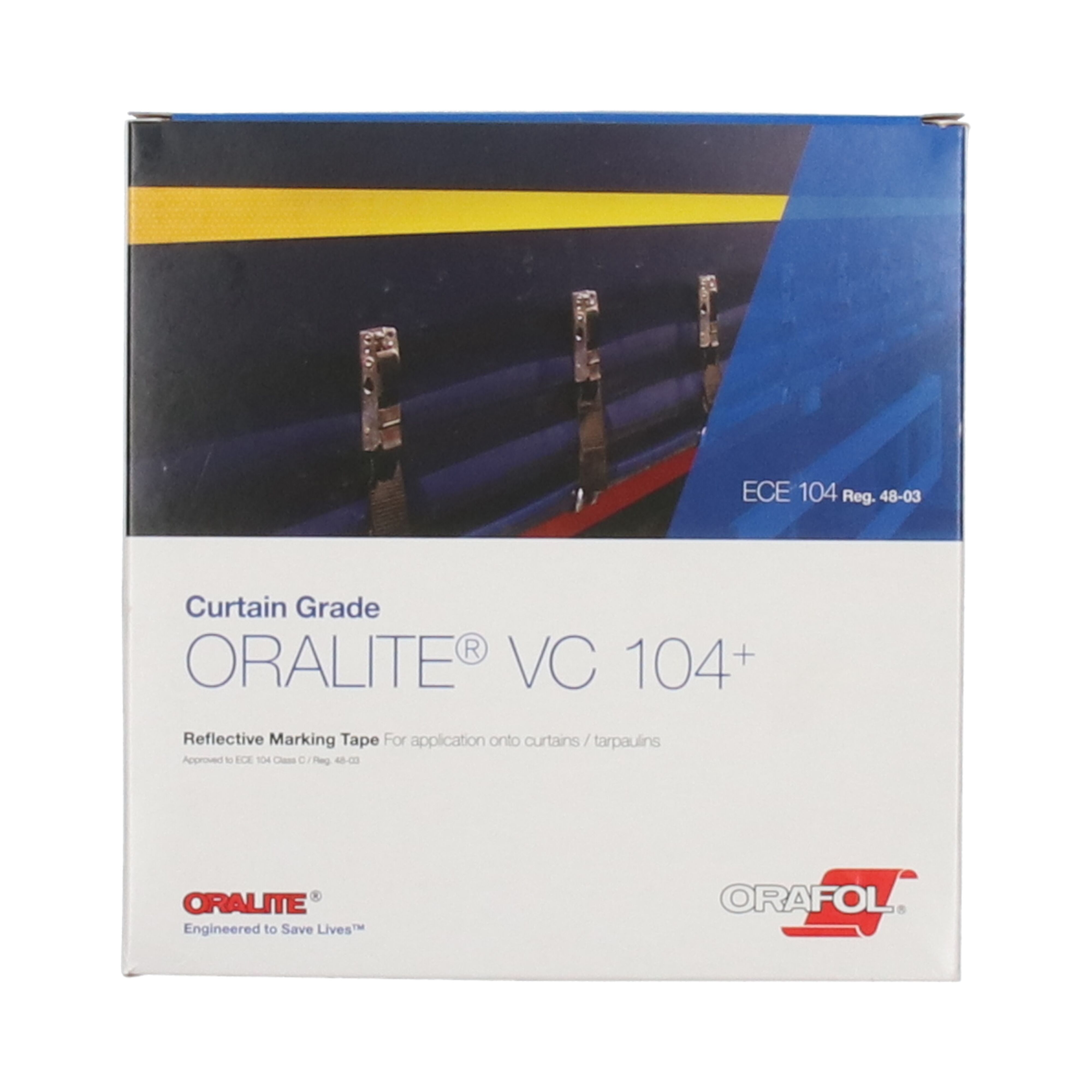 Rhiwa Quality contourmarkering reflecterende tape Oralite® - zacht - wit
