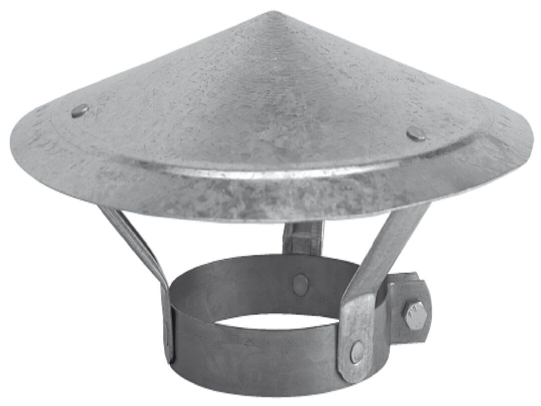 REMKO chapeau de pluie 150mm galvanisé