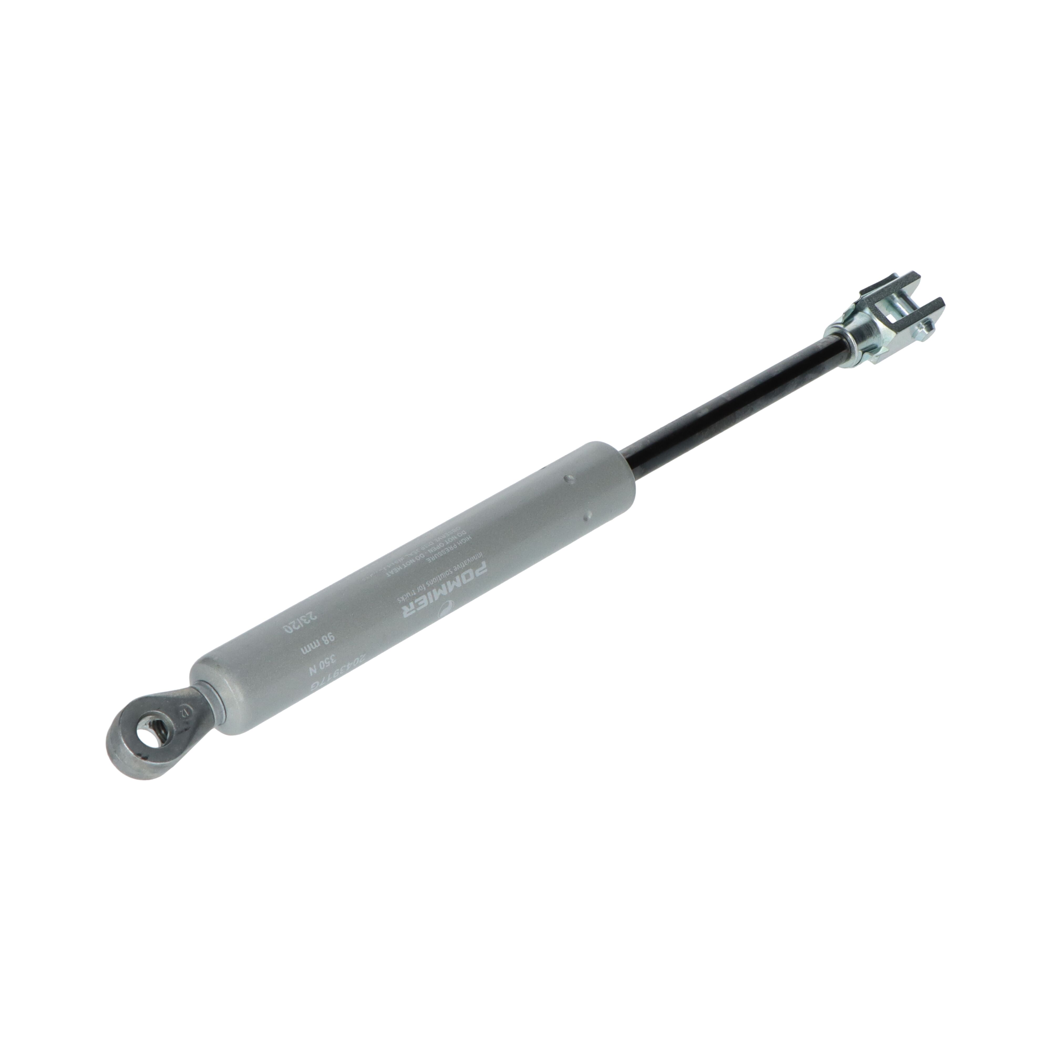 Pommier gas spring 10/22 - 100-311 mm - 350 Nm - eyelet/fork