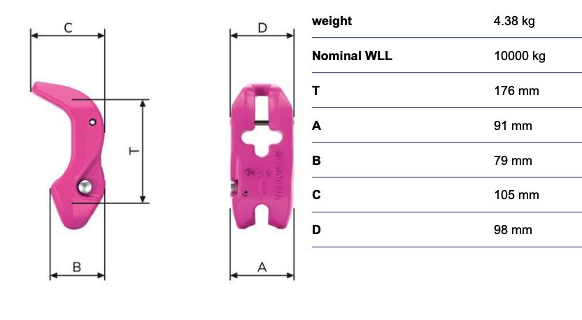 RUD VIP-Multi shortening claw VMVK-16