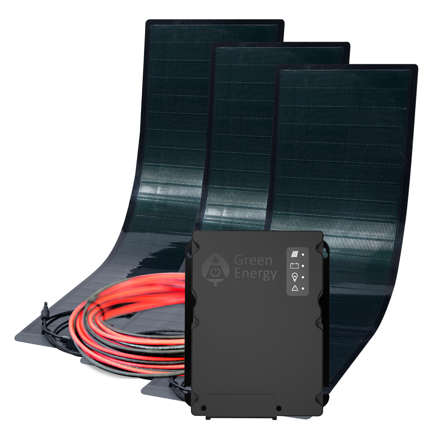 Green Energy  zonnepanelen sets - voor daken van bestelwagens en trailers