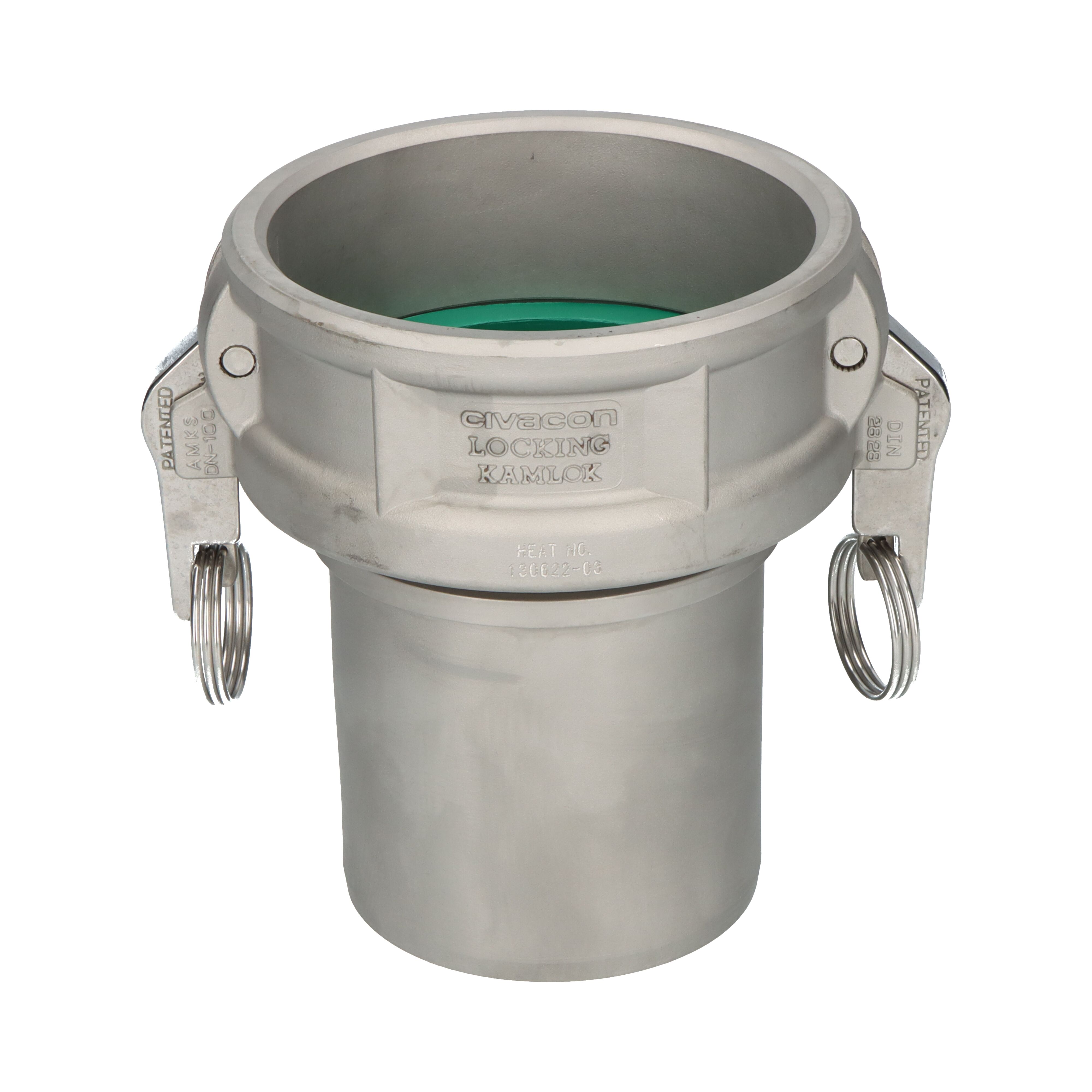 OPW koppeling Autolok coupler C 4" gladde slangtule met borgrand