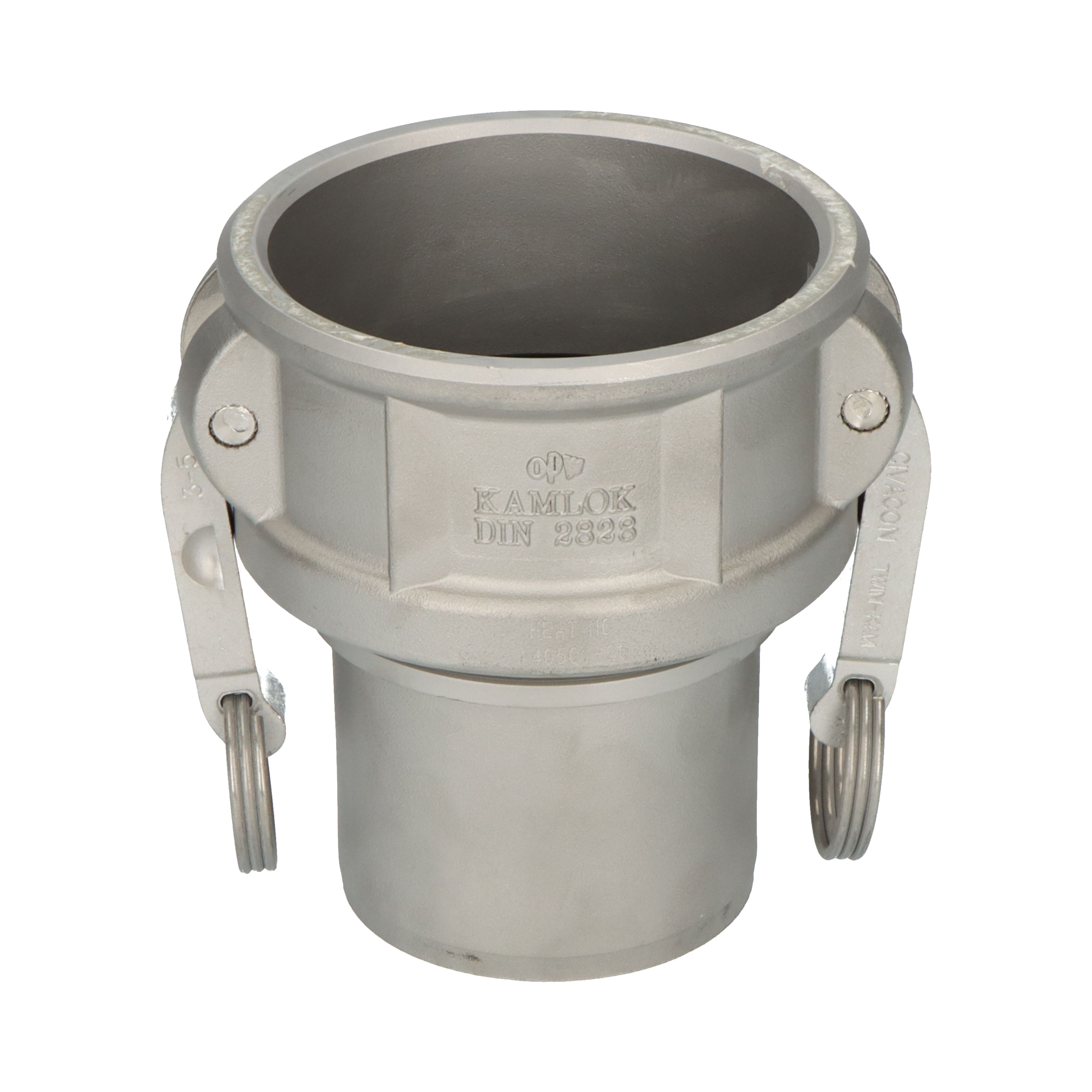 OPW coupler Kamlok coupler C 3" smooth hose shank with safety collar SS