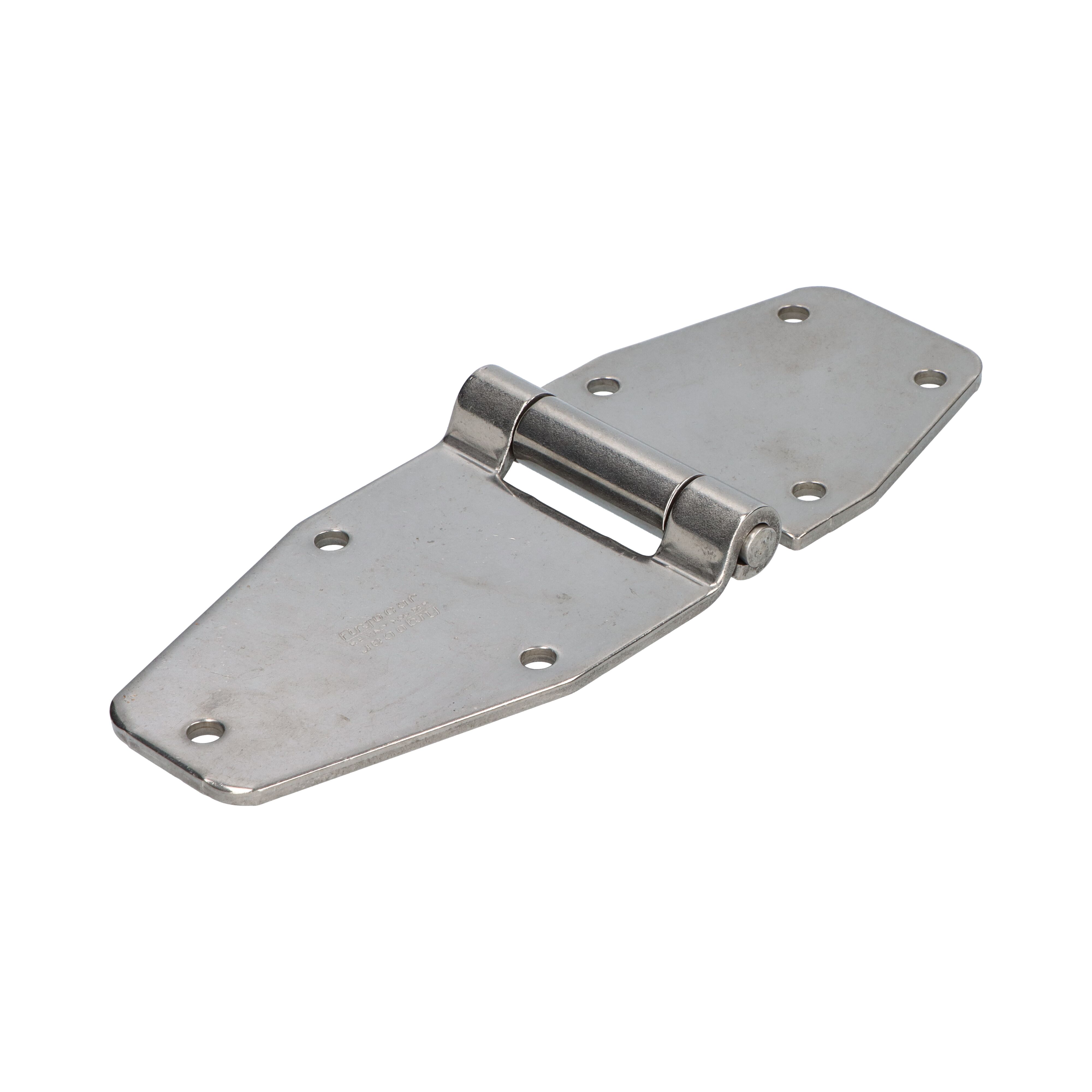 Pommier side door hinge butterfly - 214 x 80 mm - stainless steel