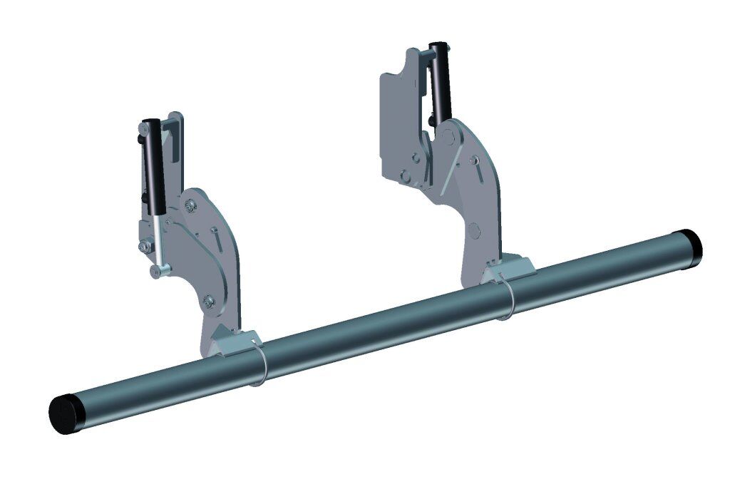 Pommier stootbalk Hidden-Up - hydraulisch hefbaar in 4 standen - voor kipper - R58-02