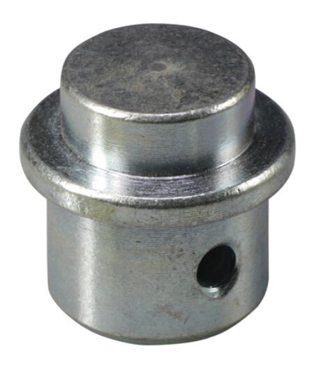 Rhiwa Quality end cap cargo bar Ø 34 mm - tap Ø 24 mm - zinc-plated