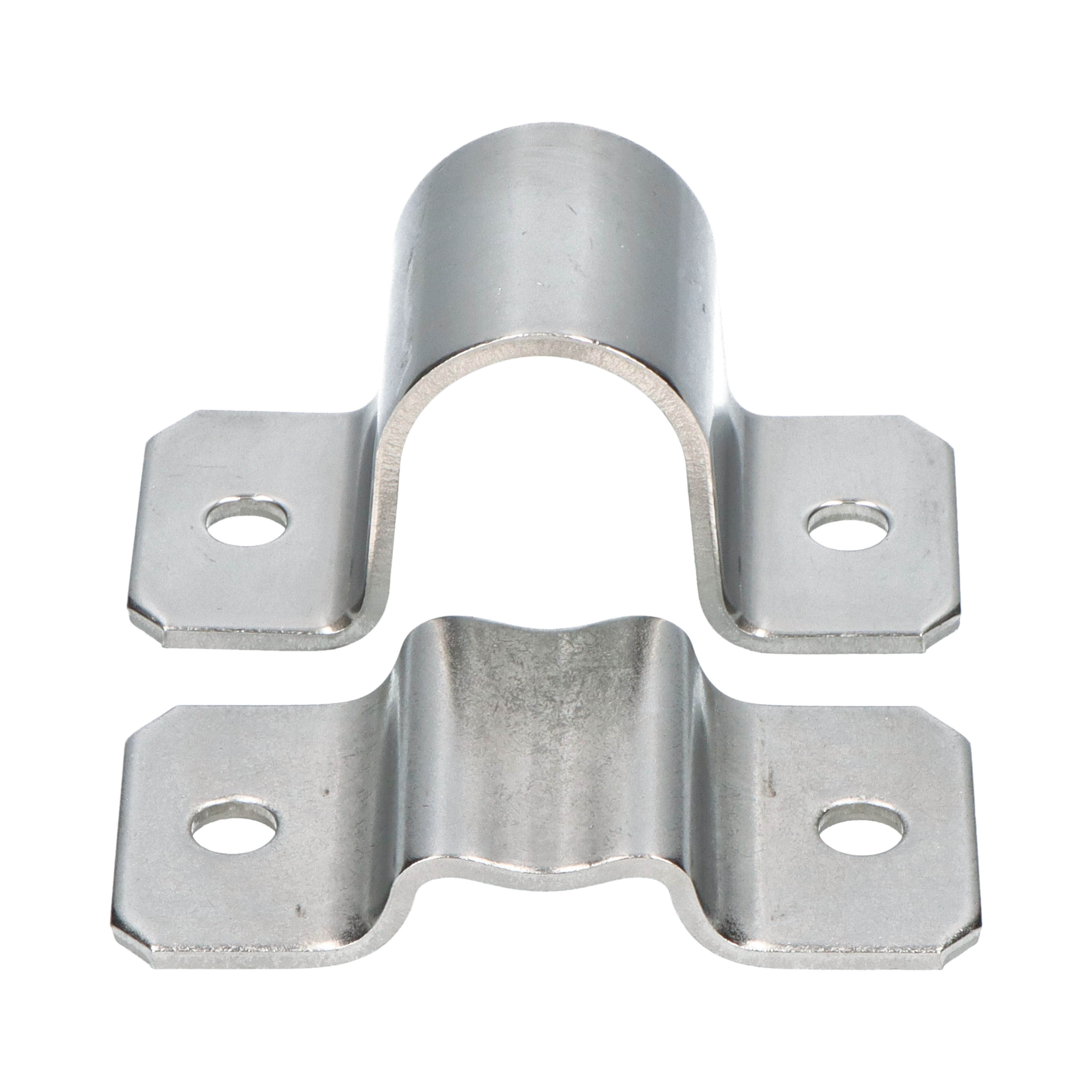 Pommier rod guide - for locking Ø 27 mm - height 40 mm - stainless steel