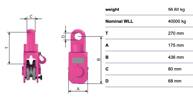 RUD VIP-Chain block VCB-22-40t
