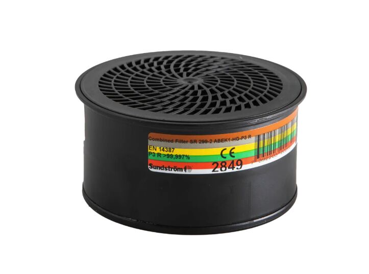 Sundström SR 299-2 - combined filter - ABEK1-Hg-P3 R