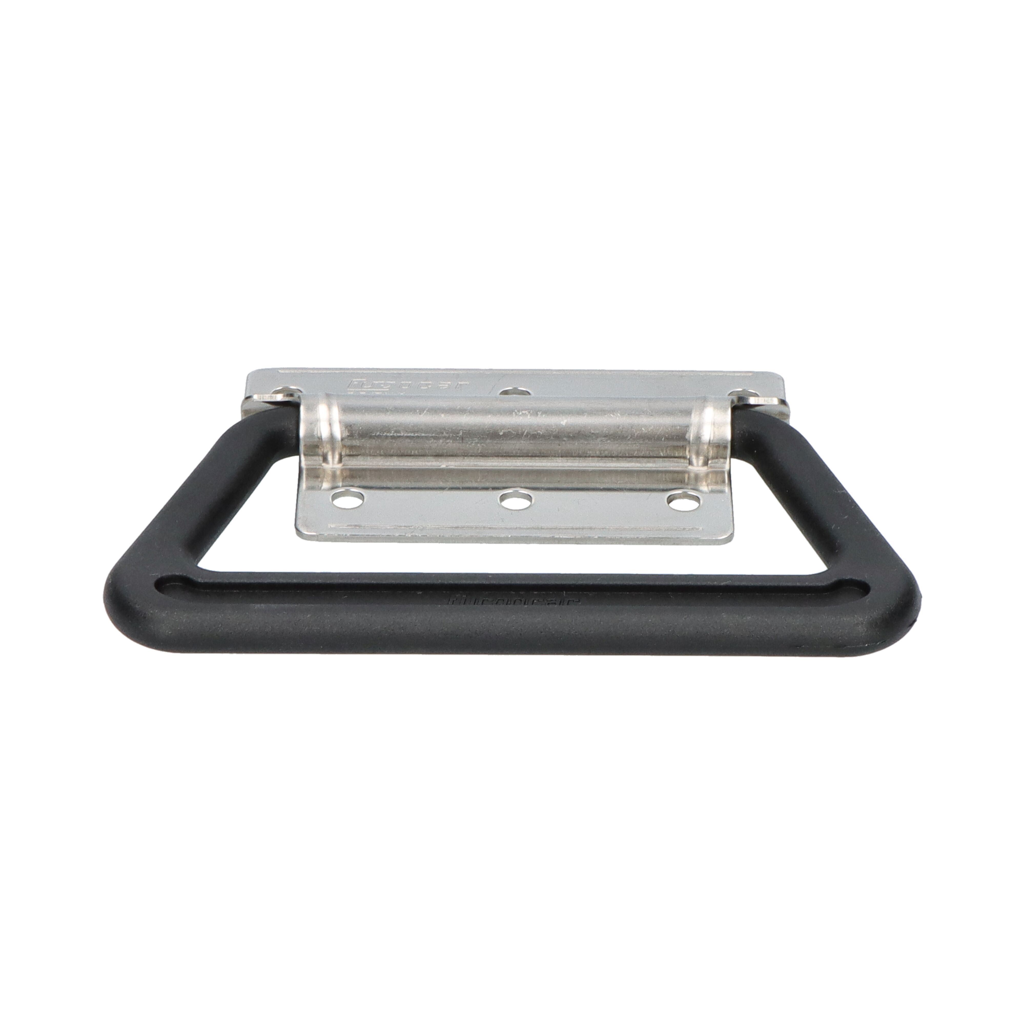 Pommier montage en saillie poli - long 125 mm - feuillure - Acier inoxydable avec en plastique poli