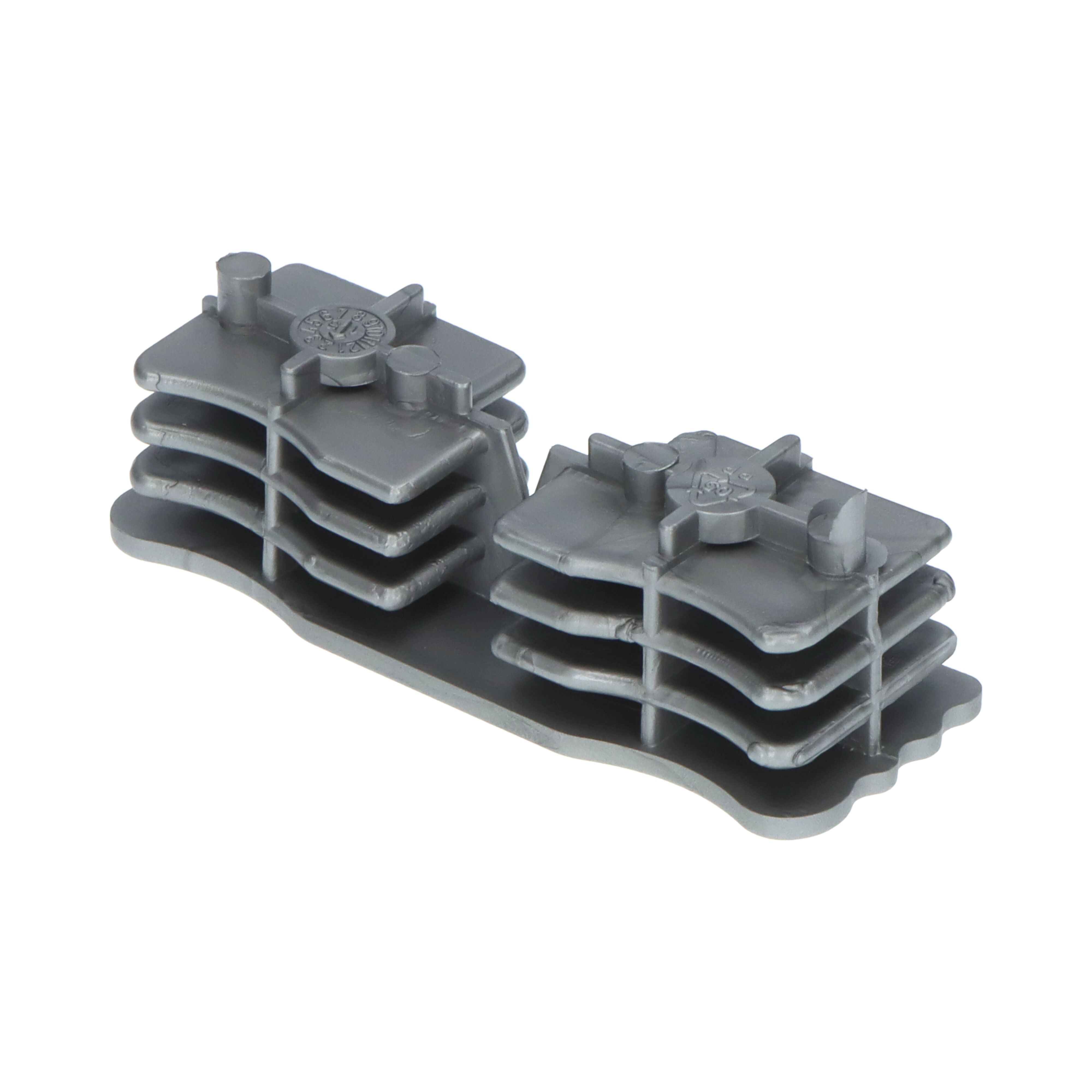 Takler end cap - for aluminum side protection board 100 x 35 mm - grey