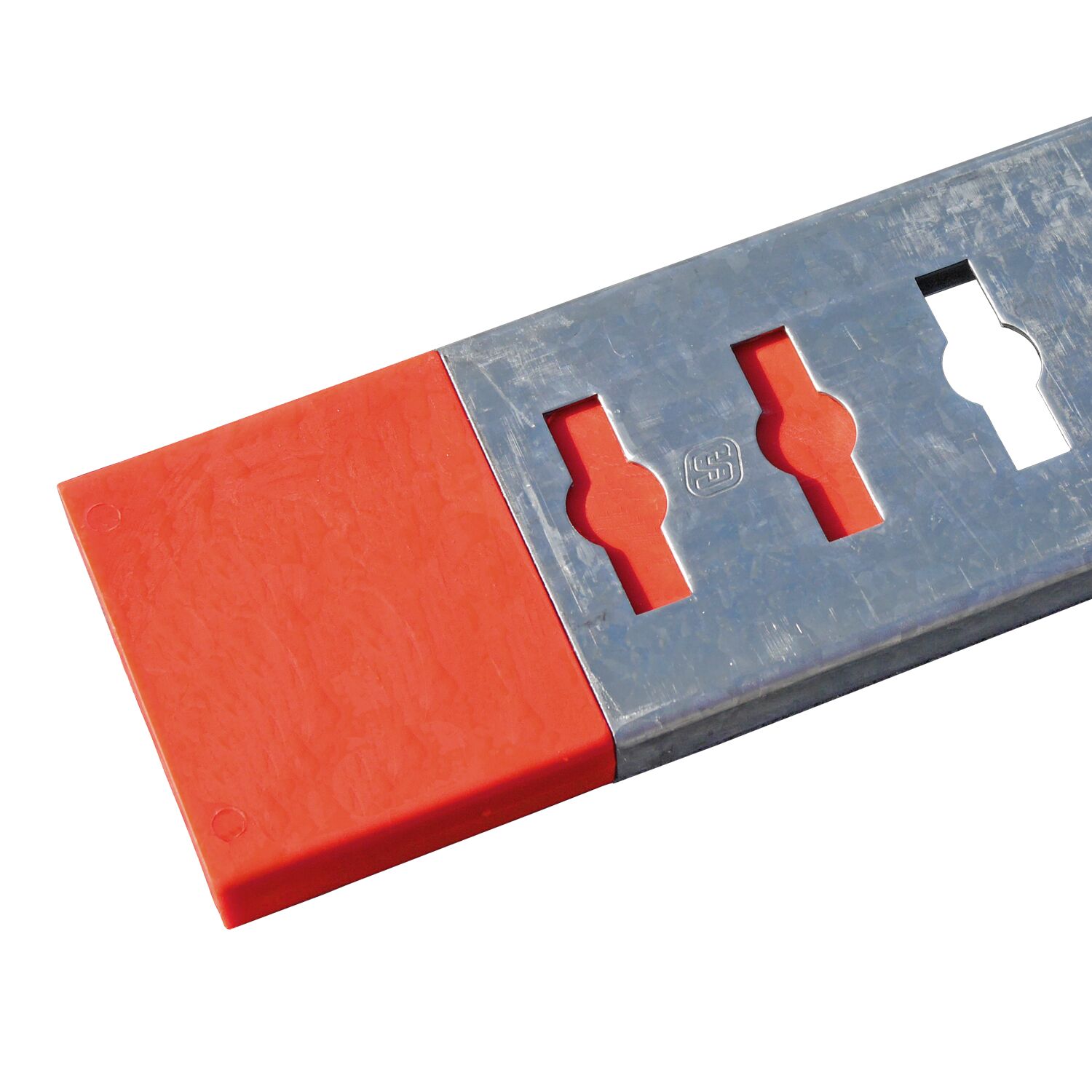 Rhiwa Quality einddop - insteeklat 1160160 voor 100 mm verlenging - rood kunststof