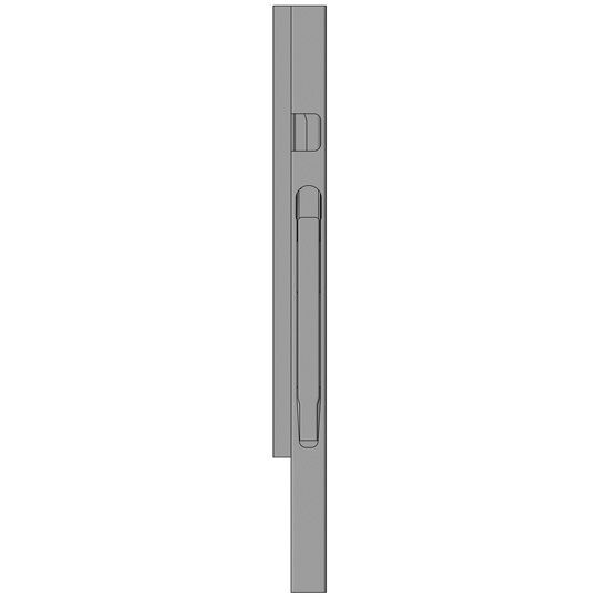 Kinnegrip K20 front pillar - 500 mm - right - anodised aluminum