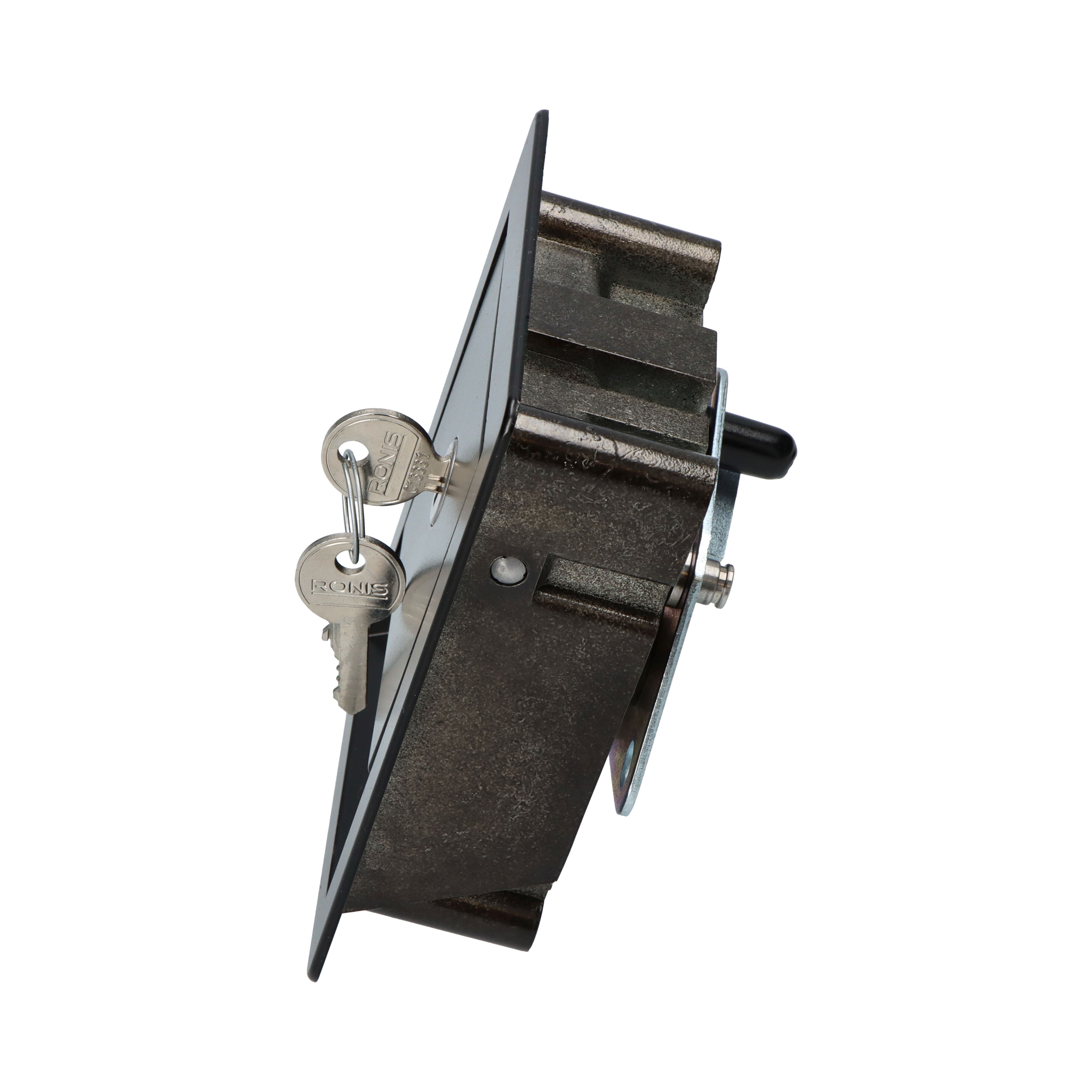 Pommier espagnolette lock internal - 130 x 103 x 37,5 mm - different keys