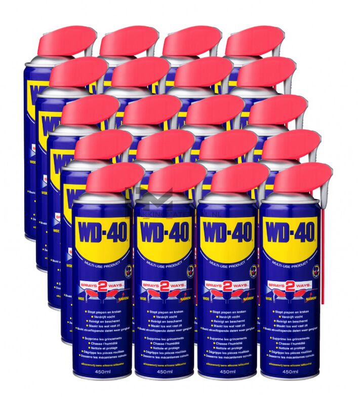WD-40® multi-spray met smart straw - 450 ml - doos à 20 spuitbussen