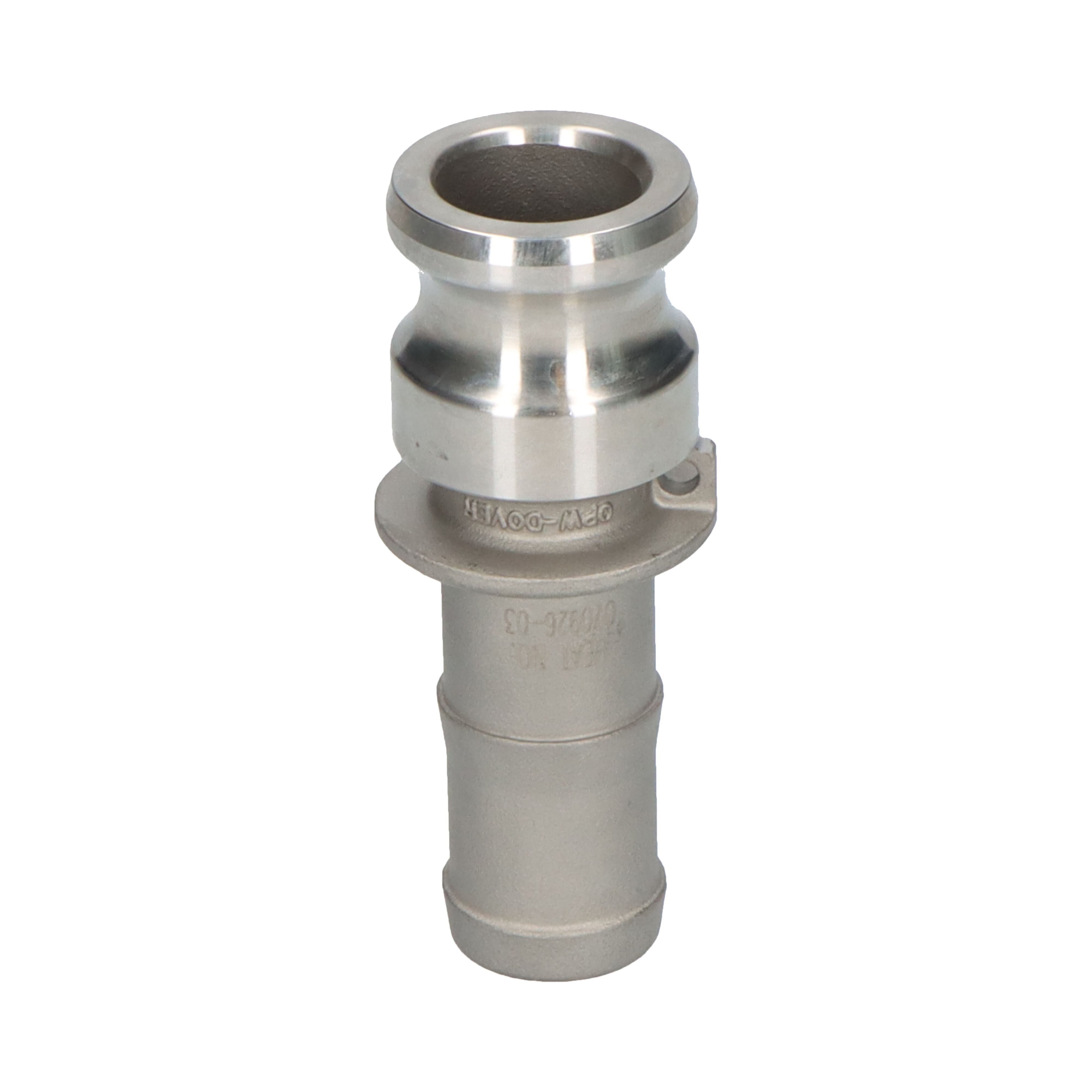 OPW coupler Kamlok adapter E 1" hose shank for hose clamps SS