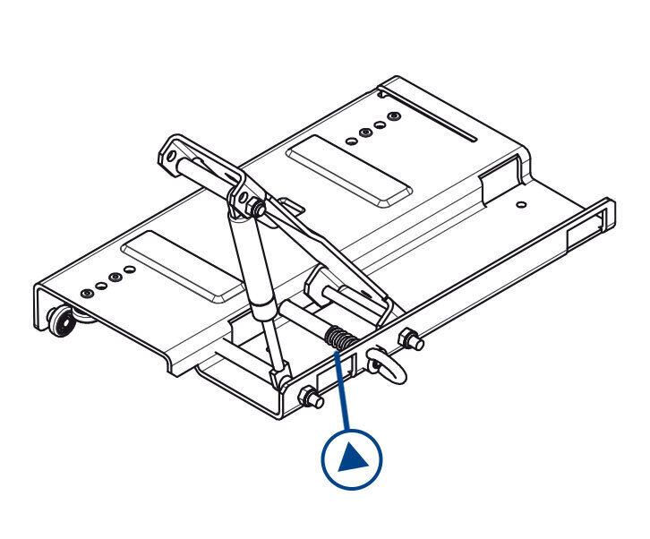 Edscha locking spring - for Sesam Slimliner I