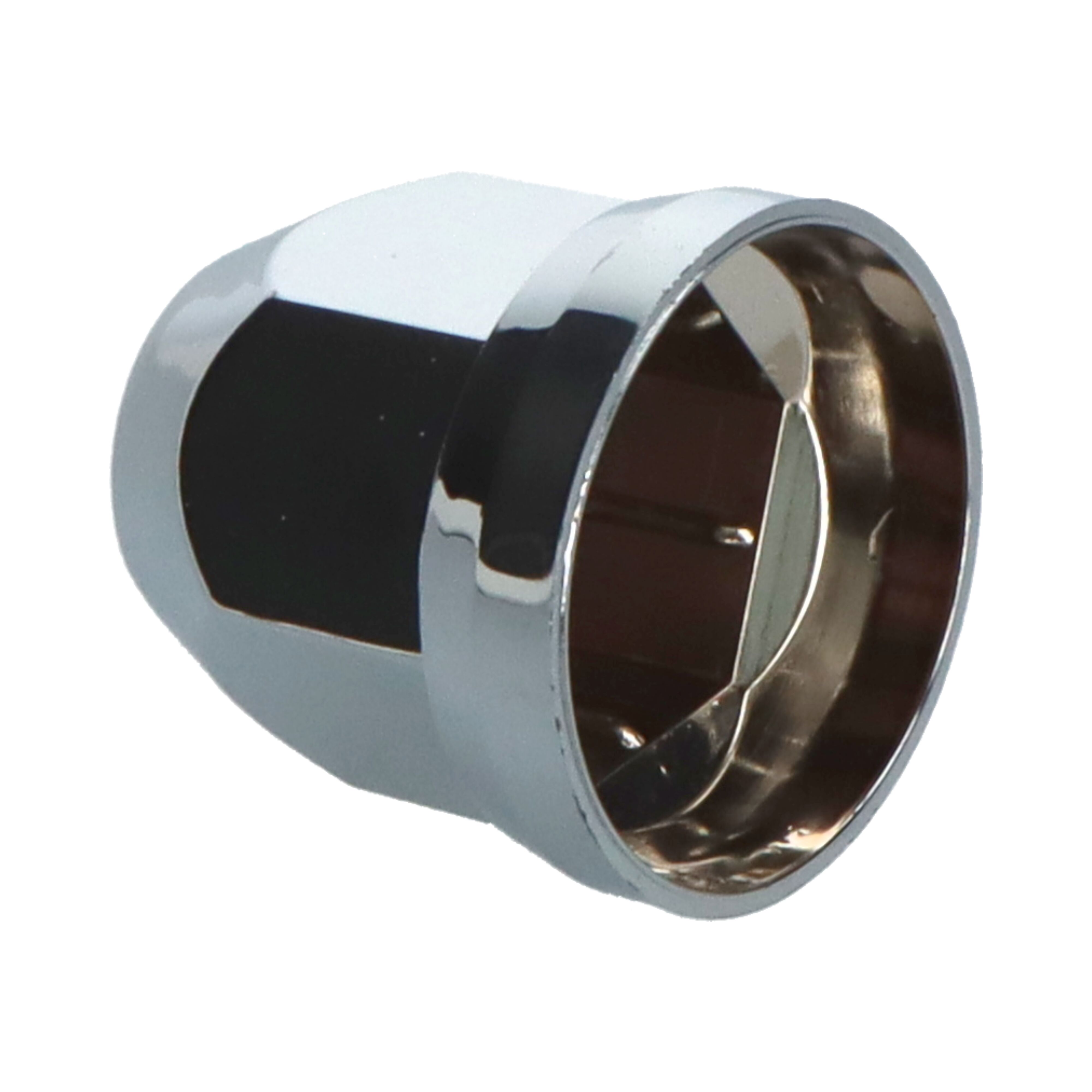 Rhiwa Quality wheel nut cover M33 - plastic chrome finish