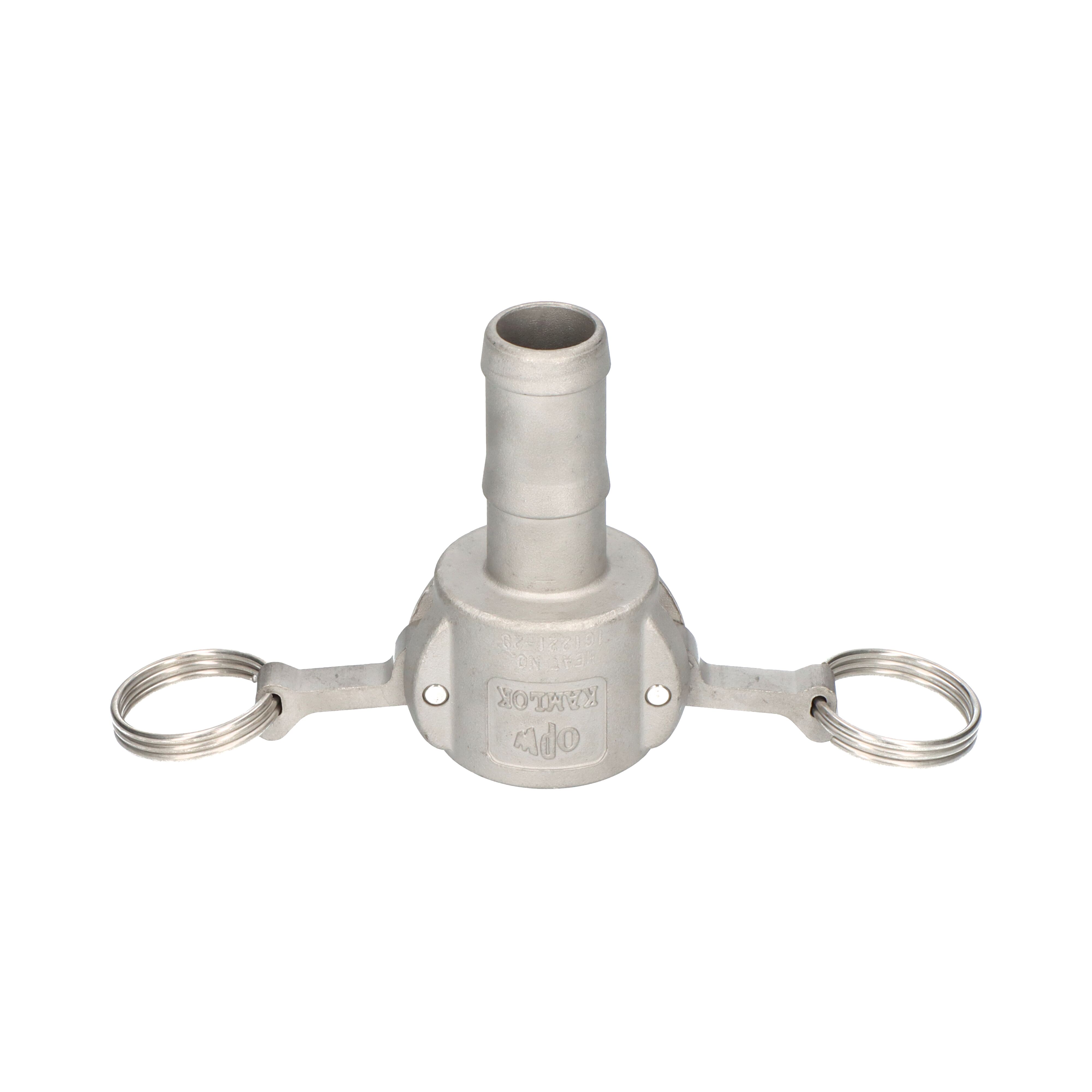 OPW coupler Kamlok coupler C 1" hose shank for hose clamps SS