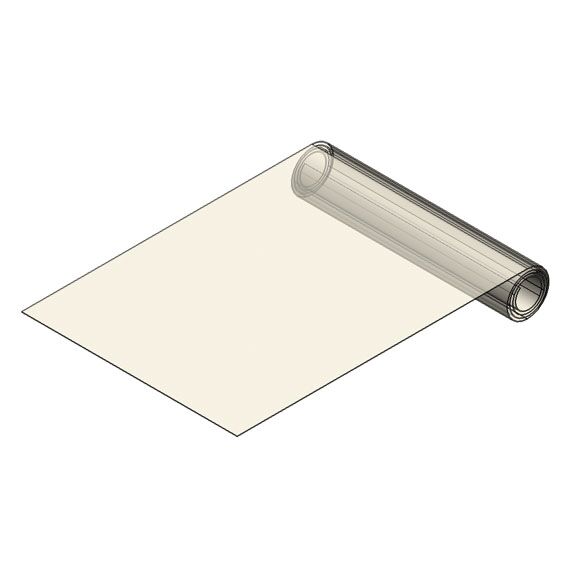 Rhiwa Quality polyester opaal 1,5 mm dik - 2500 mm breed - rol 30 mtr = 75m²