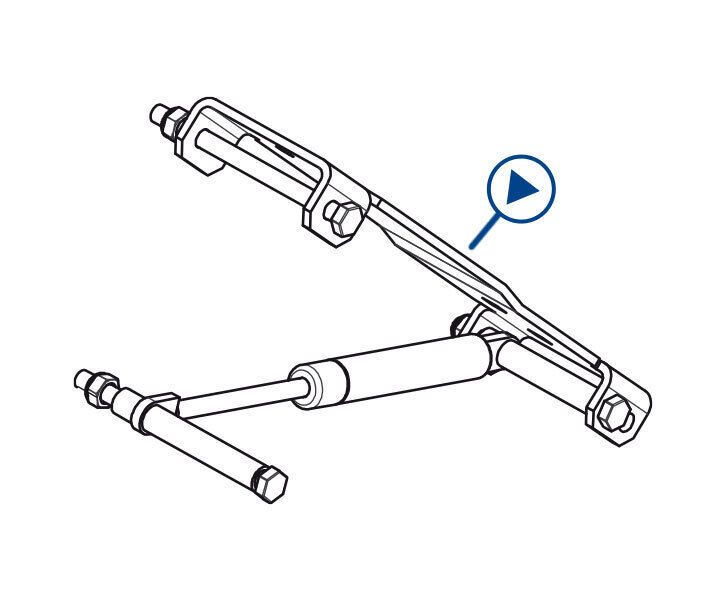 Edscha hinge arm - for Sesam Slimliner I - not assembled