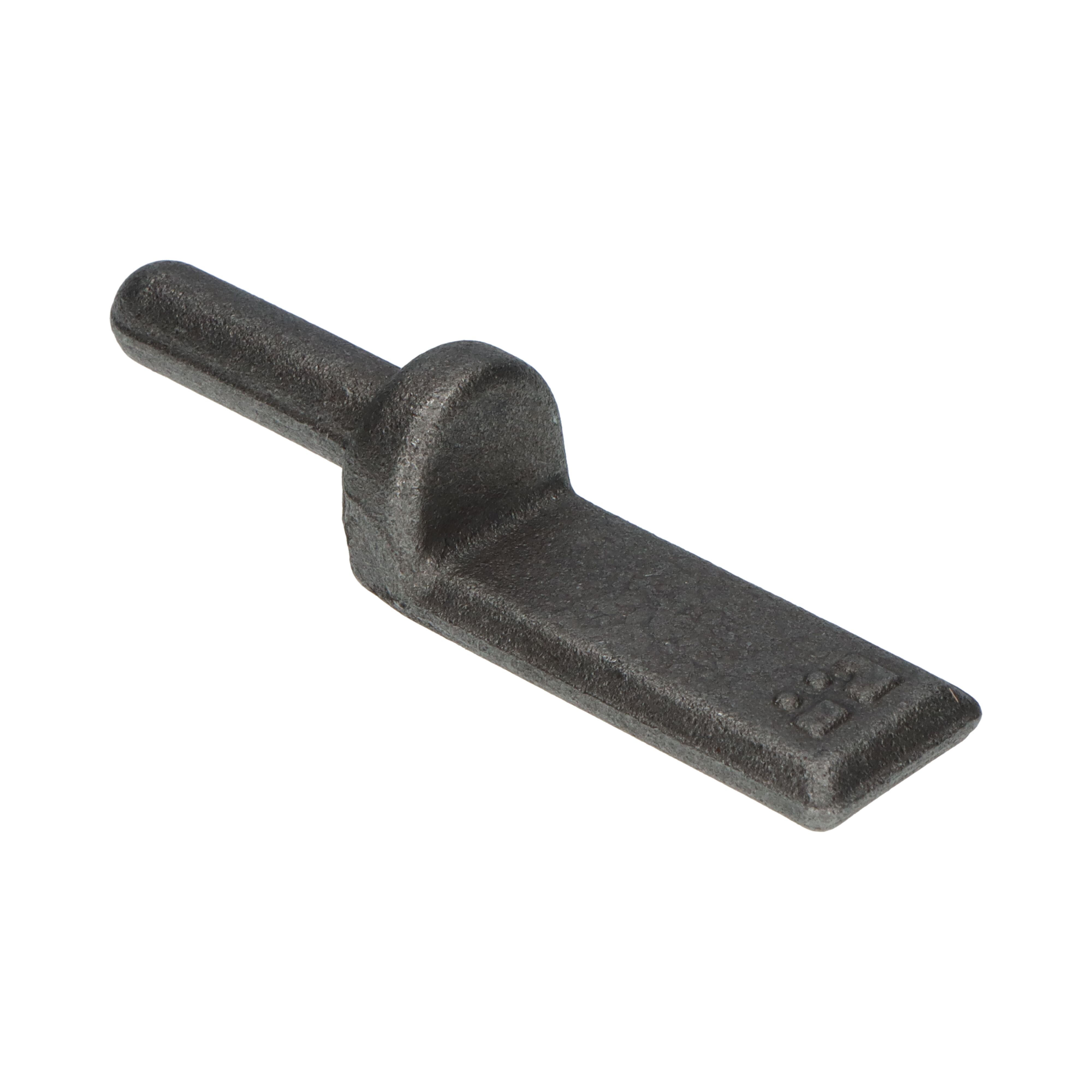 Pommier weld-on gudgeon - pin 56 mm long and Ø 16 mm - forged steel