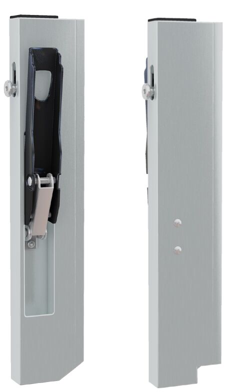 Pommier side board closure - left - lenght 410 mm - with horizontal pin