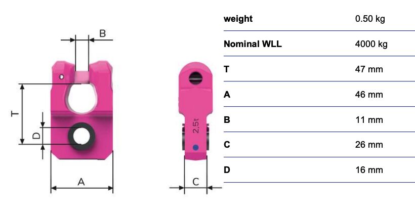 RUD VIP-Fork head isolating plate V-GIL-10