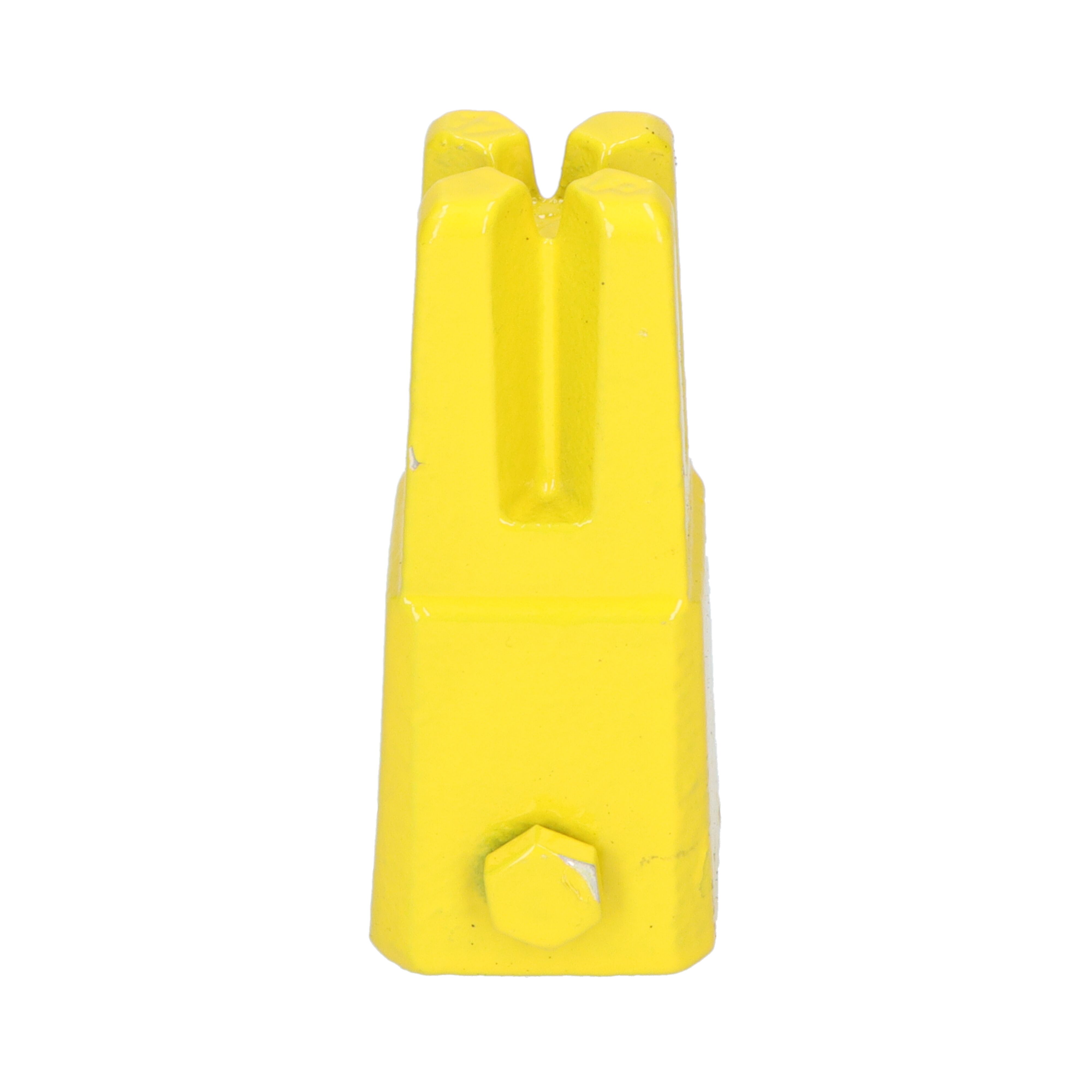 Hawle attachment head 8670 for Maleilt-in fitting ¾"-2" yellow